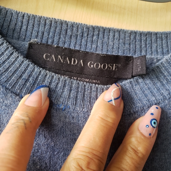 Canada goose crew neck merino wool sweater - Picture 6 of 9